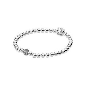 PANDORA Damen Armband Beads und Pavé aus Sterlingsilber PANDORA Damen Armband Beads und Pavé aus Sterlingsilber