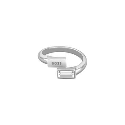 Boss Offener Ring Clia für Damen aus Edelstahl mit Kristall Boss Offener Ring Clia für Damen aus Edelstahl mit Kristall