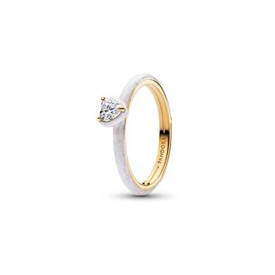 PANDORA Chakra Herz Damenring, IP Gold, Zirkonia, Emaille PANDORA Chakra Herz Damenring, IP Gold, Zirkonia, Emaille