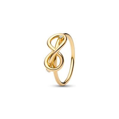 Pandora Damenring Unendlichkeitsknoten Moments, IP Gold Pandora Damenring Unendlichkeitsknoten Moments, IP Gold