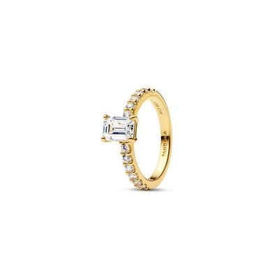 Pandora Timeless Damenring mit Zirkoniasteinen, IP Gold Pandora Timeless Damenring mit Zirkoniasteinen, IP Gold