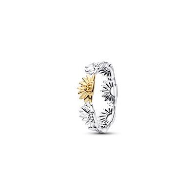 Pandora Sonnenblume Damenring aus Silber, IP Gold, Moments Pandora Sonnenblume Damenring aus Silber, IP Gold, Moments