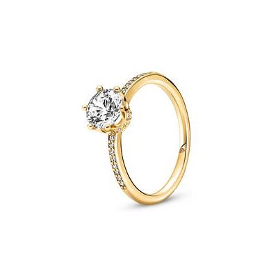 PANDORA Damenring Solitär mit Zirkoniasteinen PANDORA Damenring Solitär mit Zirkoniasteinen