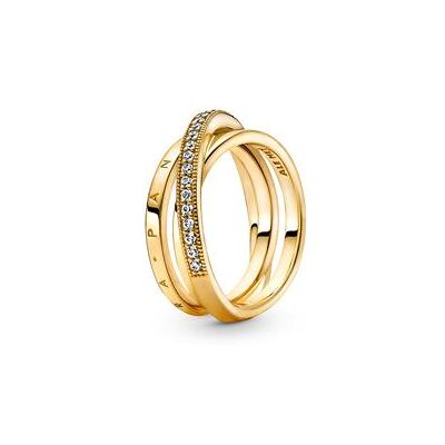 PANDORA Gekreuzter Ring für Damen mit Zirkonia PANDORA Gekreuzter Ring für Damen mit Zirkonia