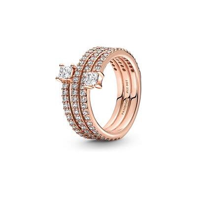 PANDORA Ring Triple Spiral für Damen, ROSE PANDORA Ring Triple Spiral für Damen, ROSE