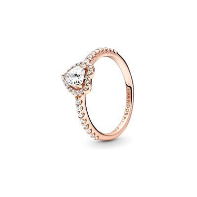 PANDORA Ring Herz für Damen mit Zirkonia ROSE PANDORA Ring Herz für Damen mit Zirkonia ROSE