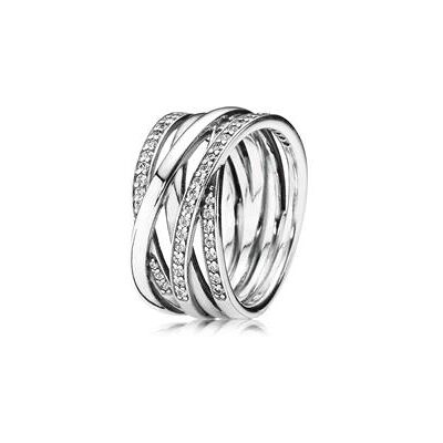 Pandora Ring 925er Silber mit Zirkonia Pandora Ring 925er Silber mit Zirkonia