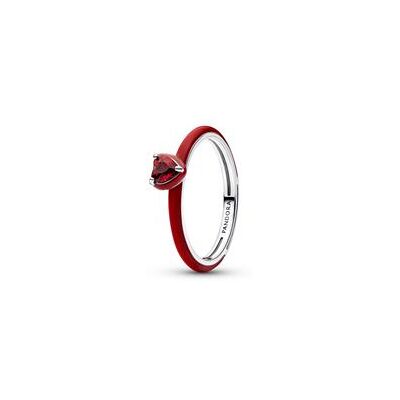 Pandora Ring für Damen Rotes Chakra, 925er Silber, ME Pandora Ring für Damen Rotes Chakra, 925er Silber, ME