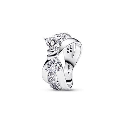 PANDORA Damenring mit Schleife aus Sterlingsilber, Timeless PANDORA Damenring mit Schleife aus Sterlingsilber, Timeless