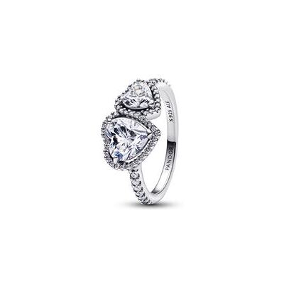 Pandora Herzring für Damen, Sterlingsilber, Zirkonia, Timeless Pandora Herzring für Damen, Sterlingsilber, Zirkonia, Timeless