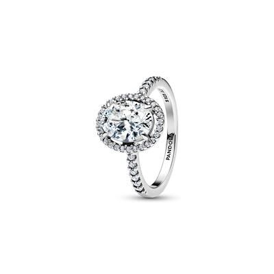 Pandora Haloring für Damen mit Zirkonia aus Sterlingsilber Pandora Haloring für Damen mit Zirkonia aus Sterlingsilber