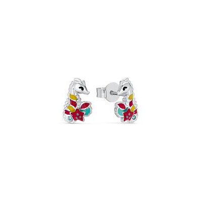 Prinzessin Lillifee 925er Silber Ohrstecker Seepferd und Stern für Mädchen Prinzessin Lillifee 925er Silber Ohrstecker Seepferd und Stern für Mädchen