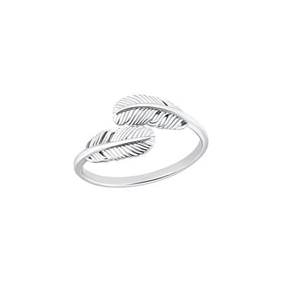 s.Oliver Ring mit Federmotiv aus Sterlingsilber für Damen s.Oliver Ring mit Federmotiv aus Sterlingsilber für Damen