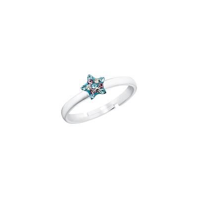 Prinzessin Lillifee Mädchenring Stern aus 925er Silber mit blauen Zirkonia Prinzessin Lillifee Mädchenring Stern aus 925er Silber mit blauen Zirkonia