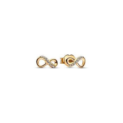 PANDORA Ohrstecker Infinity für Damen, vergoldet PANDORA Ohrstecker Infinity für Damen, vergoldet