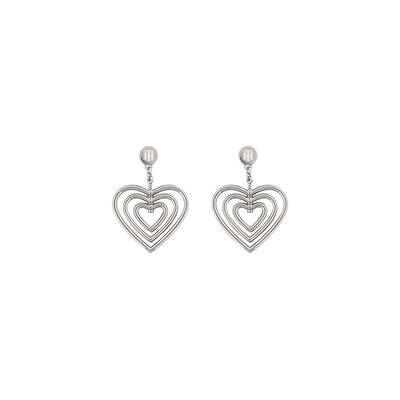 Tommy Hilfiger Herz Ohrstecker Casual für Damen aus Edelstahl Tommy Hilfiger Herz Ohrstecker Casual für Damen aus Edelstahl