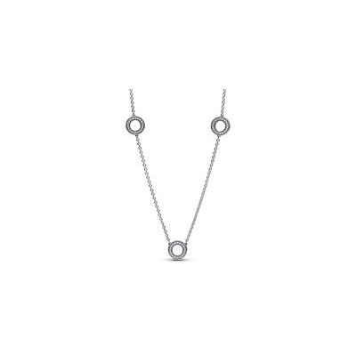 Pandora Timeless Damenkette Kreise aus Sterlingsilber, Zirkonia Pandora Timeless Damenkette Kreise aus Sterlingsilber, Zirkonia