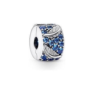 PANDORA Clip Charm Feder aus Sterlingsilber, Kristalle PANDORA Clip Charm Feder aus Sterlingsilber, Kristalle