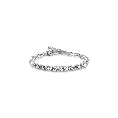 Thomas Sabo Armband aus 925er Silber mit schwarzen Zirkonia Thomas Sabo Armband aus 925er Silber mit schwarzen Zirkonia