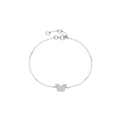 Unique Armband Schmetterling aus 14K Weißgold mit Diamanten Unique Armband Schmetterling aus 14K Weißgold mit Diamanten