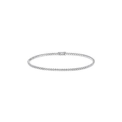 Brilladia Tennisarmband für Damen aus 585er Weißgold, Diamanten Brilladia Tennisarmband für Damen aus 585er Weißgold, Diamanten