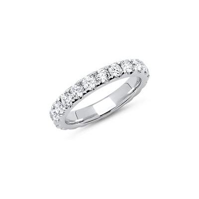 Brilladia 750er Weißgold Memoire Ring 22 Diamanten Brilladia 750er Weißgold Memoire Ring 22 Diamanten