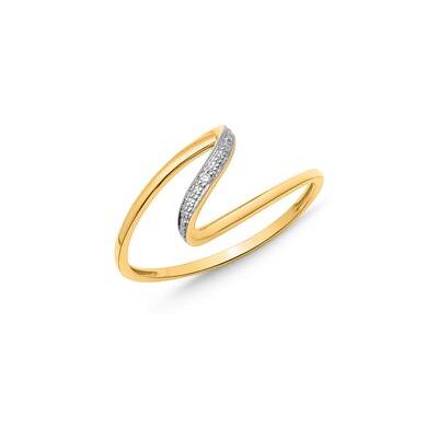 Unique Ring 585er Gelbgold Diamant 0,0052 ct. Unique Ring 585er Gelbgold Diamant 0,0052 ct.