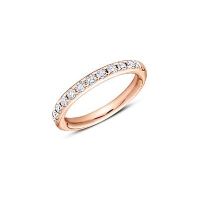 Brilladia 750er Roségold Eternity Ring 13 Diamanten Brilladia 750er Roségold Eternity Ring 13 Diamanten