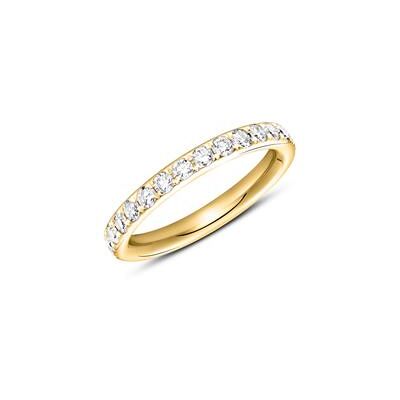 Brilladia 14K Gold Memoire Ring 28 Diamanten Brilladia 14K Gold Memoire Ring 28 Diamanten