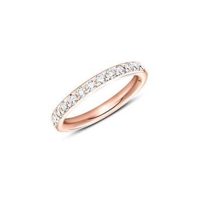 Brilladia 750er Roségold Memoire Ring 28 Diamanten Brilladia 750er Roségold Memoire Ring 28 Diamanten