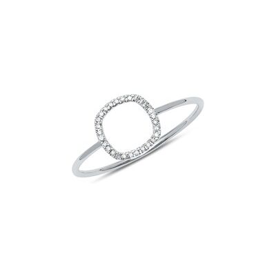 Unique 585er Weißgold Ring mit Diamanten Unique 585er Weißgold Ring mit Diamanten