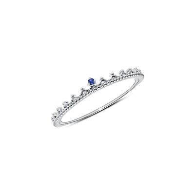 Unique Ring aus 14K Weißgold mit Saphir Unique Ring aus 14K Weißgold mit Saphir