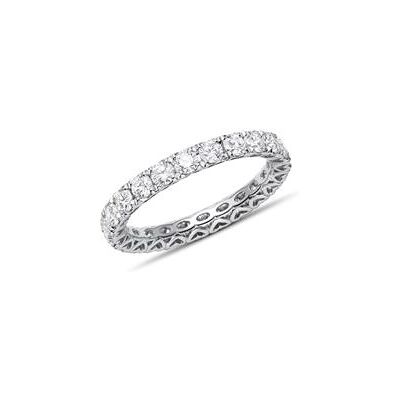 Unique Eternity Ring aus 18K Weißgold, Diamanten, ca. 1,73 ct. Unique Eternity Ring aus 18K Weißgold, Diamanten, ca. 1,73 ct.