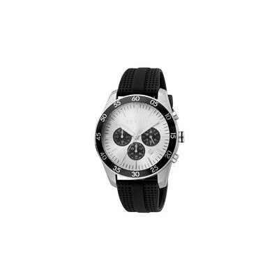 Esprit Herren Chronograph mit schwarzem Silikonband Esprit Herren Chronograph mit schwarzem Silikonband