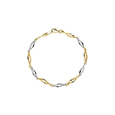 Unique Armband aus 333er Gold Bicolor Unique Armband aus 333er Gold Bicolor
