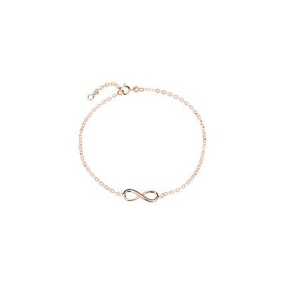 Unique Damenarmband Infinity aus 585er Roségold Unique Damenarmband Infinity aus 585er Roségold