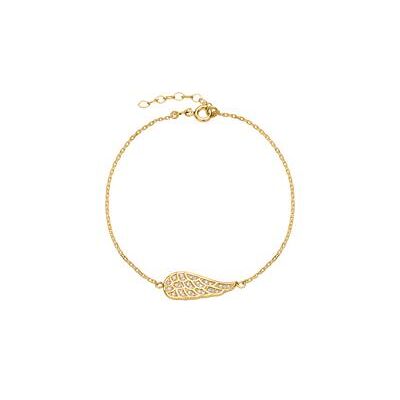 Unique Armband Flügel aus 333er Gold mit Zirkonia Unique Armband Flügel aus 333er Gold mit Zirkonia