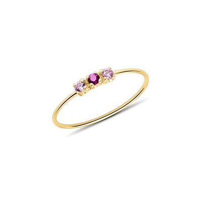 Unique Ring für Damen aus 375er Gold mit Zirkonia Unique Ring für Damen aus 375er Gold mit Zirkonia