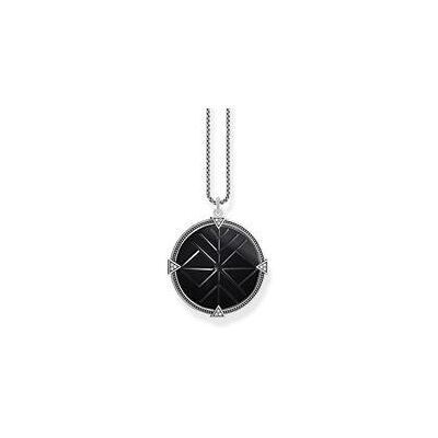Thomas Sabo Kette mit Anhänger im Coin-Design aus Silber Thomas Sabo Kette mit Anhänger im Coin-Design aus Silber