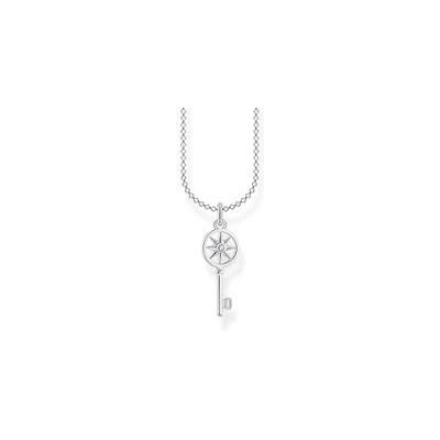 Thomas Sabo Halskette Schlüssel für Damen aus 925er Silber Zirkonia Thomas Sabo Halskette Schlüssel für Damen aus 925er Silber Zirkonia