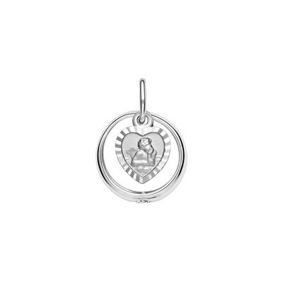 Unique Silber Taufring 925 Engelsanhänger Zirkonia Unique Silber Taufring 925 Engelsanhänger Zirkonia