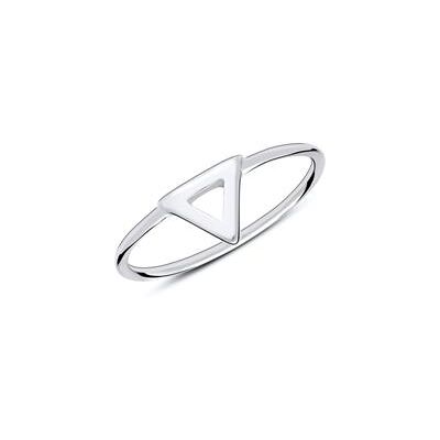 lanii Ring Dreieck aus 925er Sterlingsilber lanii Ring Dreieck aus 925er Sterlingsilber