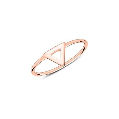 lanii Ring Dreieck aus rosévergoldetem 925er Silber lanii Ring Dreieck aus rosévergoldetem 925er Silber
