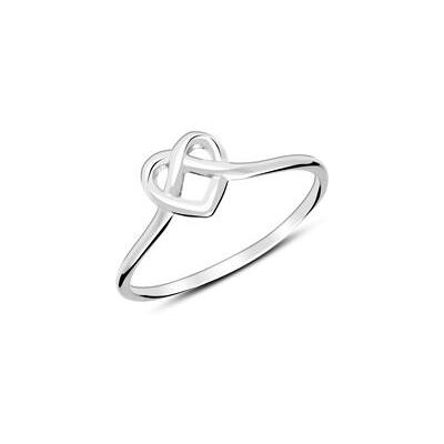 lanii Ring Herz aus Sterlingsilber lanii Ring Herz aus Sterlingsilber