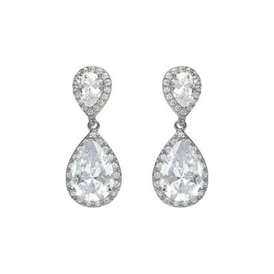 Unique Zweiteilige Modeschmuck-Ohrstecker Tropfen Unique Zweiteilige Modeschmuck-Ohrstecker Tropfen