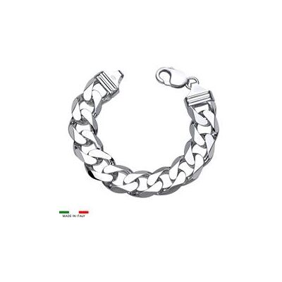 Unique 925 Silberarmband: Panzerarmband Silber 15 mm Unique 925 Silberarmband: Panzerarmband Silber 15 mm