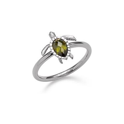 Paul Hewitt Turtle Ring für Damen aus Edelstahl mit Zirkonia Paul Hewitt Turtle Ring für Damen aus Edelstahl mit Zirkonia