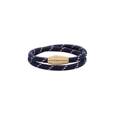 Paul Hewitt Zweireihiges Armband Conic Wrap aus Nylon, dunkelblau Paul Hewitt Zweireihiges Armband Conic Wrap aus Nylon, dunkelblau