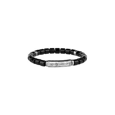Police Herren Armband Denali aus Hämatit und Edelstahl Police Herren Armband Denali aus Hämatit und Edelstahl