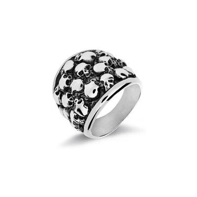 Unique Ring Totenköpfe für Herren aus Edelstahl Unique Ring Totenköpfe für Herren aus Edelstahl